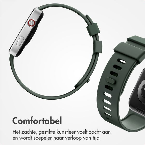 imoshion Siliconen bandje Xiaomi Smart Band 9 / 8 Pro / Redmi Watch 6 / 5 / 4 - Donkergroen