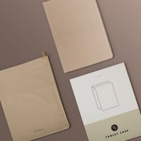 Selencia Riva Bookcase Samsung Galaxy Tab A11 Plus - Beige