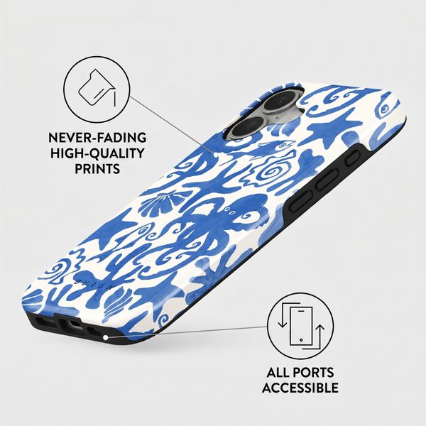 Burga Tough Back Cover with MagSafe Apple iPhone 16 - Nera