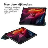 imoshion Trifold Bookcase Lenovo Tab K11 Plus - Donkergroen