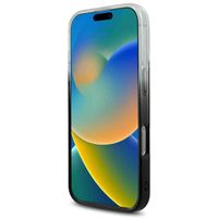 Guess MagSafe IML Glitter Gradient Case Apple iPhone 16 Pro - Zwart