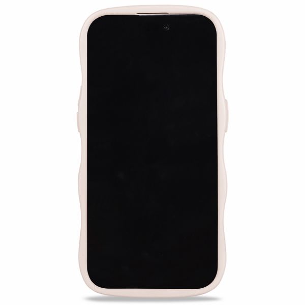 Holdit Wavy Case Apple iPhone 12 (Pro) - Light Beige