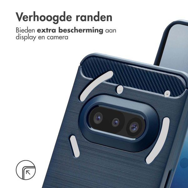 imoshion Brushed Backcover Nothing Phone (3a) - Donkerblauw