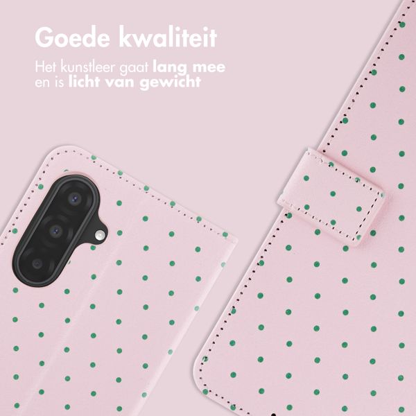 imoshion Design Bookcase Samsung Galaxy A57 (5G) - Happy Dots