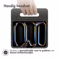 imoshion Kidsproof Backcover met handvat Apple iPad Pro 11 (2024) M4 - Zwart