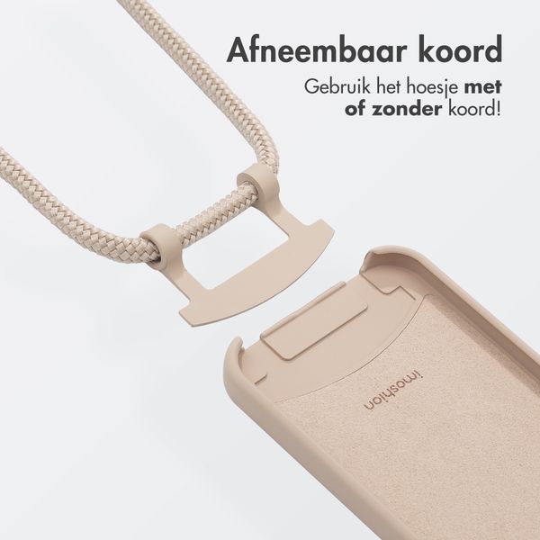 imoshion Color Backcover met afneembaar koord MagSafe Apple iPhone 13 - Nude