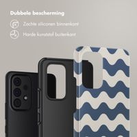 Selencia Vivid Backcover Samsung Galaxy A53 - Wave Vibes Classic Blue