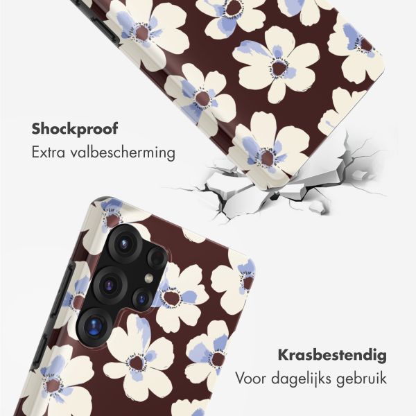 Selencia Vivid Backcover Samsung Galaxy S25 Ultra - Choco Flower Pop
