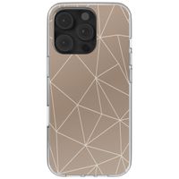 imoshion Design hoesje Apple iPhone 16 Pro - Graphic Lines Beige