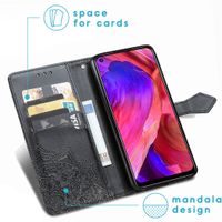 imoshion Mandala Bookcase Oppo A74 (5G) / A54 (5G) - Zwart