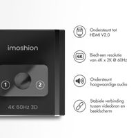 imoshion HDMI switch - 2-in-1-uit / 1-in-2-uit - 4K 60Hz