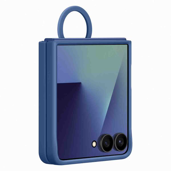 Samsung Originele Silicone Cover Ring Samsung Galaxy Z Flip 7 - Blue
