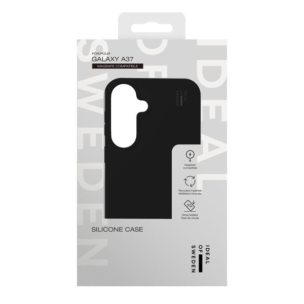iDeal of Sweden Silicone Case met MagSafe Samsung Galaxy A37 (5G) - Black