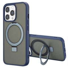 Accezz Ring Stand Backcover met MagSafe Apple iPhone 13 Pro Max - Blauw