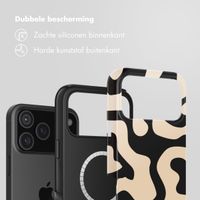 Selencia Vivid Backcover met MagSafe Apple iPhone 17 Pro - Art Wave Black