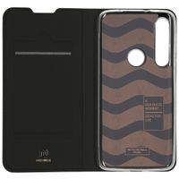 Dux Ducis Slim Softcase Bookcase Motorola One Macro - Zwart