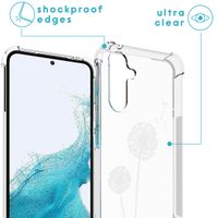 imoshion Design hoesje met koord Samsung Galaxy A54 (5G) - Paardenbloem - Wit