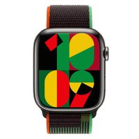 Apple Sport Loop band Apple Watch Series 1 t/m 11 / SE / Ultra (44/45/46/49 mm) - Black Unity