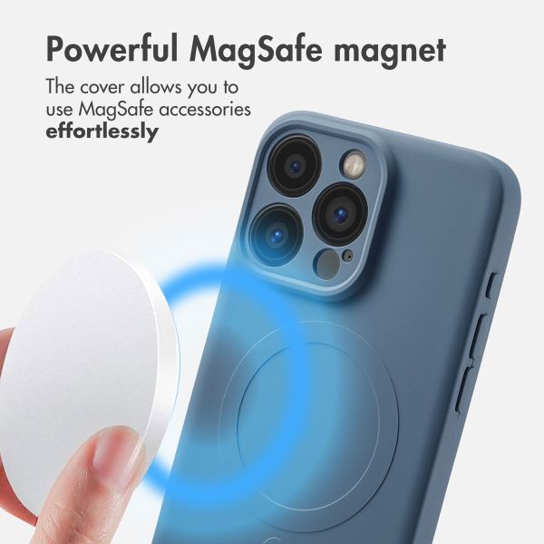 imoshion Colour Back Cover with MagSafe Apple iPhone 15 Pro Max - Dark Blue