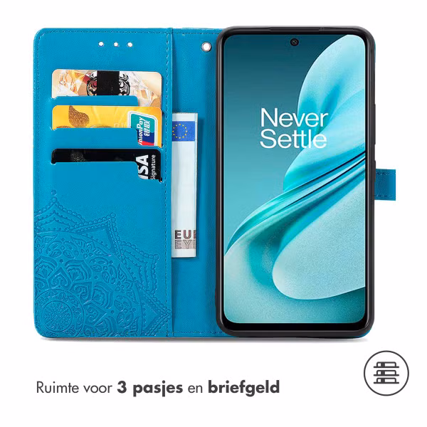 imoshion Mandala Bookcase OnePlus Nord N30 SE - Turquoise