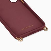 Selencia Rivièra MagSafe Backcover met afneembare haakjes Samsung Galaxy A53 - Bold Burgundy