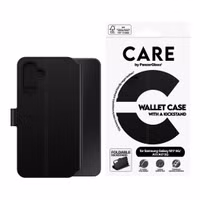 CARE by PanzerGlass Feature Wallet Case w. Kickstand Samsung Galaxy A18 (4G) - Black