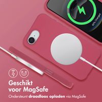imoshion Color Backcover met afneembaar koord MagSafe Apple iPhone 16e - Red Raspberry