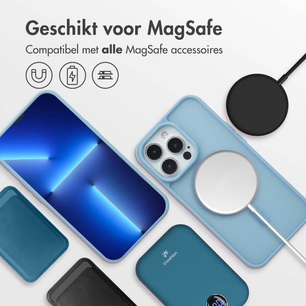 imoshion Color Guard Backcover met MagSafe iPhone 13 Pro - Lichtblauw