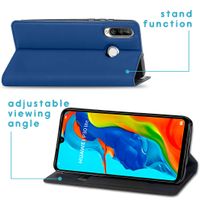 imoshion Slim Folio Bookcase Huawei P30 Lite - Donkerblauw