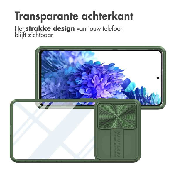 imoshion Camslider Backcover Samsung Galaxy S20 FE - Donkergroen