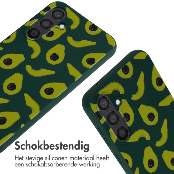 imoshion Siliconen design hoesje met koord Samsung Galaxy S23 FE - Avocado Green