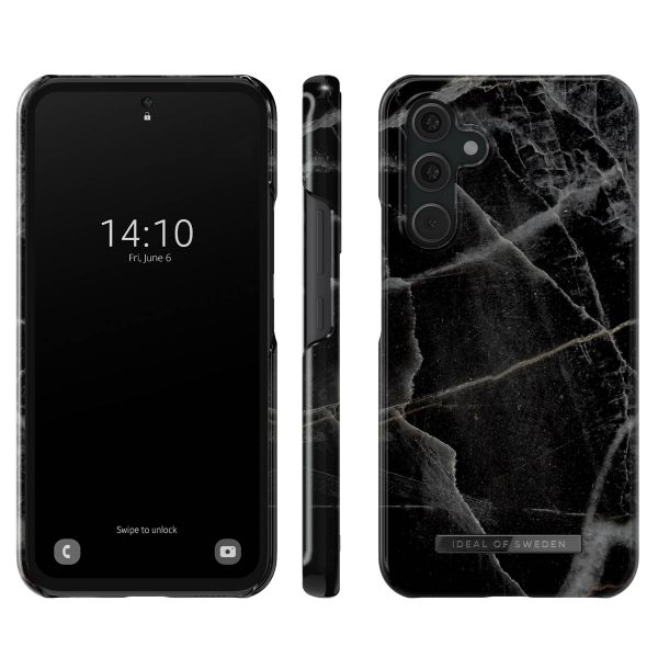 iDeal of Sweden Fashion Backcover Samsung Galaxy A54 (5G) - Black Thunder Marble