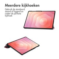 imoshion Design Trifold Bookcase Samsung Galaxy Tab S11 Ultra - Bloom Love Blush