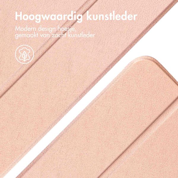 imoshion Trifold Bookcase Apple iPad Pro 12.9 (2018/2020/2021/2022) - Rosé Goud
