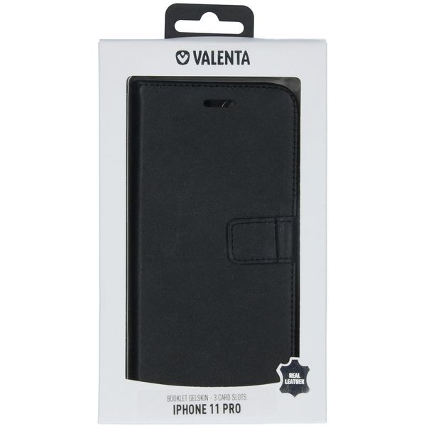 Valenta Leather Bookcase iPhone 11 Pro - Zwart