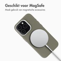 Accezz Mesh Backcover met MagSafe Apple iPhone 15 Pro - Donkergrijs