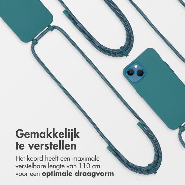 imoshion Color Backcover met afneembaar koord MagSafe Apple iPhone 13 - Donkergroen
