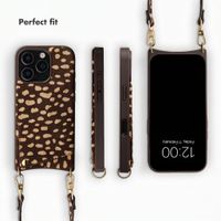 Selencia Nova Real Leather Back Cover with Card Holder Apple iPhone 16 Pro - Fawn Chic