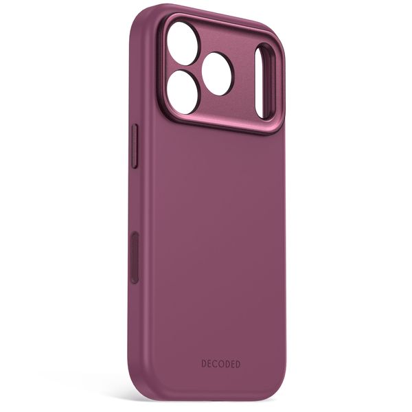 Decoded Silicone Backcover MagSafe Apple iPhone 18 Pro / 17 Pro - Plum