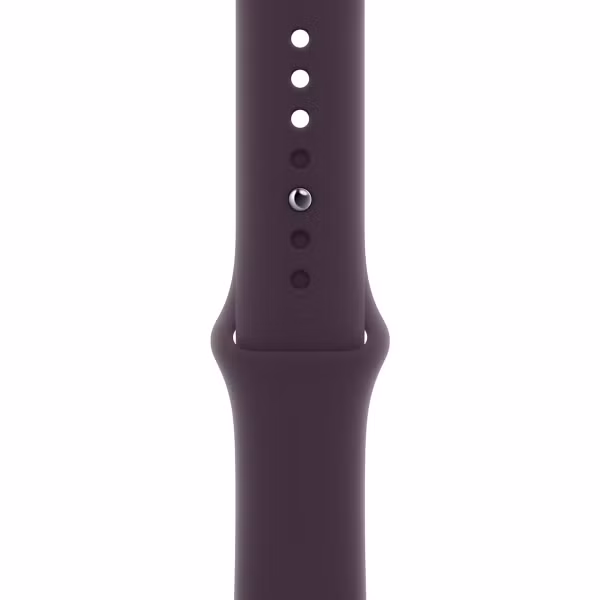 Apple Sport Band Apple Watch Series 1 t/m 9 / SE (38/40/41 mm) | Series 10 / 11 (42 mm) - Maat S/M - Elderberry