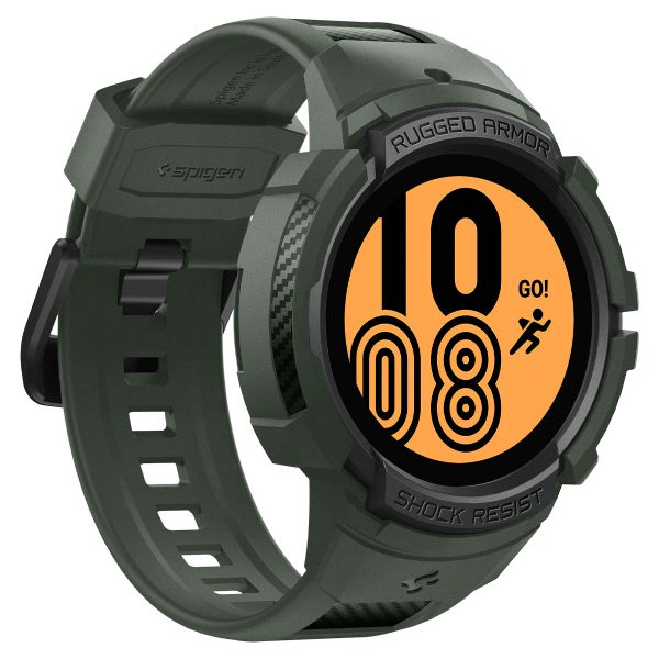 Spigen Rugged Armor™ Pro Case Samsung Galaxy Watch 4 / 5 - 44 mm - Military Green