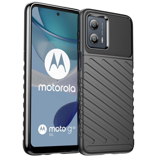 imoshion Thunder Backcover Motorola Moto G53 - Zwart