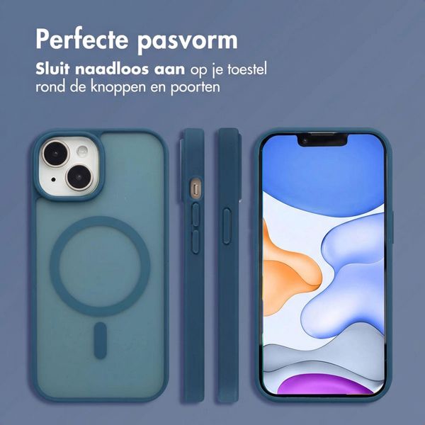 imoshion Color Guard Backcover met MagSafe Apple iPhone 15 - Donkerblauw