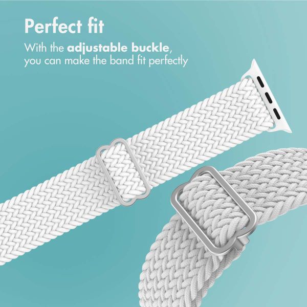 imoshion Woven nylon strap Apple Watch | 44/45/46/49 mm - White