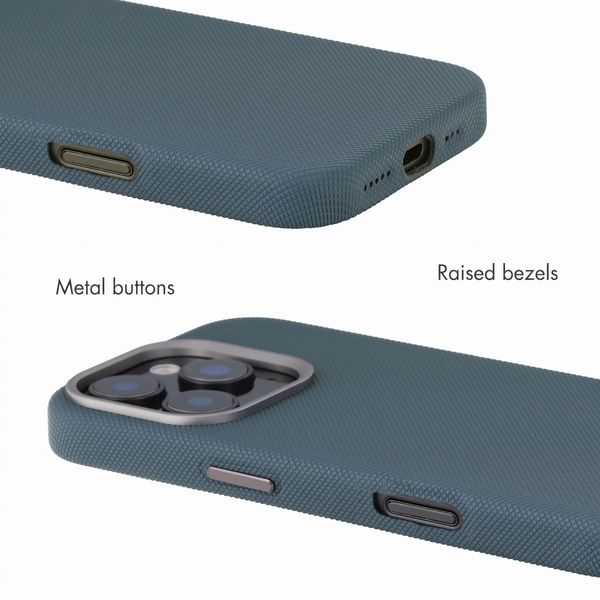 Accezz Mesh Back Cover with MagSafe Apple iPhone 16 Pro - Dark Blue