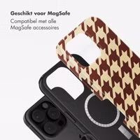 Selencia Vivid Backcover met MagSafe Apple iPhone 16 Pro - Pied-de-Poule