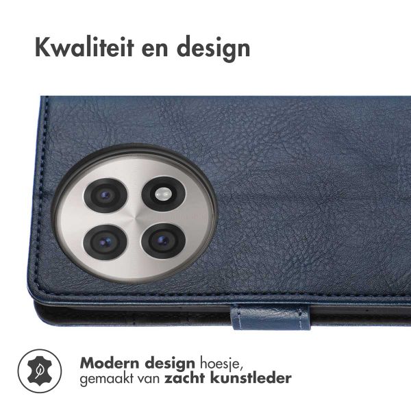 imoshion Luxe Bookcase OnePlus 13R - Donkerblauw