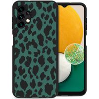 imoshion Design hoesje Samsung Galaxy A13 (5G) / A04s - Luipaard - Groen / Zwart