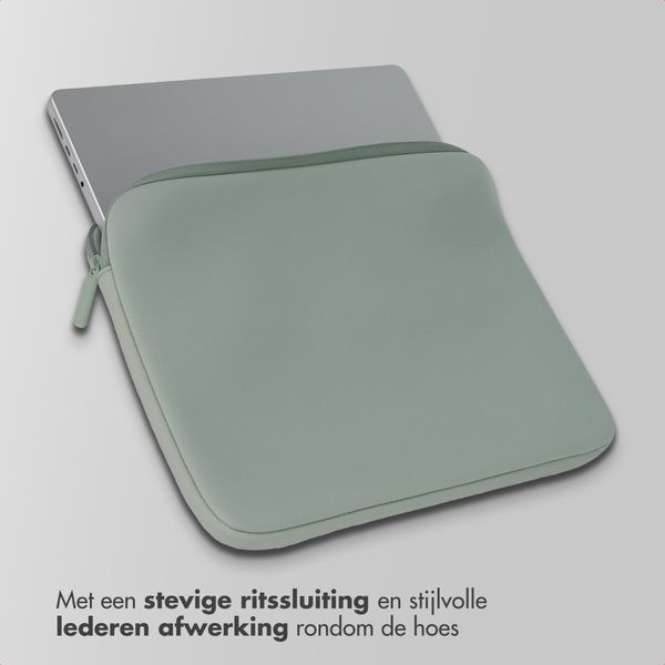 Accezz Laptophoes 15-16 inch - Laptopsleeve - Groen