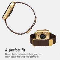 imoshion Magnetic Faux Leather Band Apple Watch | 44/45/46/49 mm - Brown